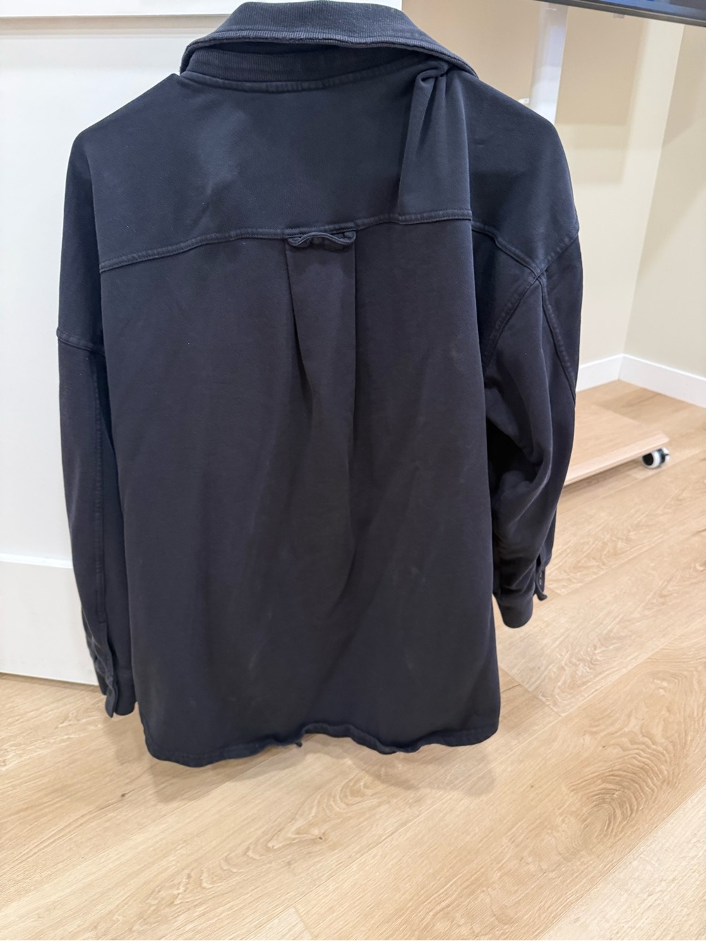 JoyLab Black Relaxed Button-Up Shacket - Picture 3 of 3
